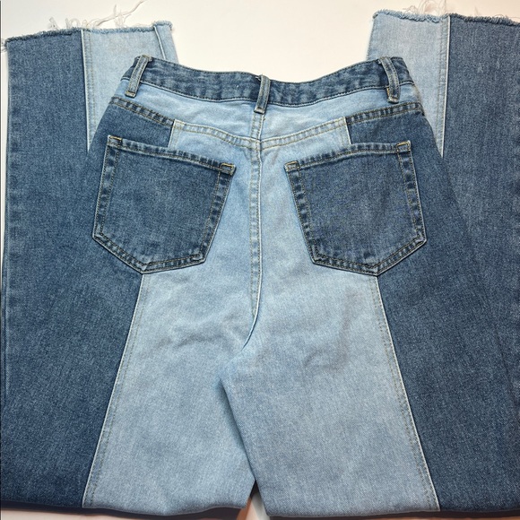 Pacsun Jeans women Eco Two-Tone '90s Boyfriend straight leg vintage‎ inspired 27 - Picture 12 of 13